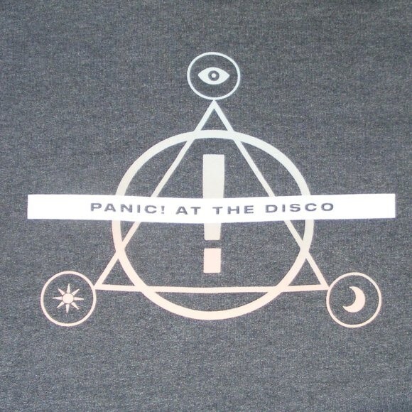 PANIC AT THE DISCO Hoodie Sweatshirt, L, Pray for the Wicked, Gray - Picture 2 of 11